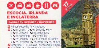 Conocé Escocia, Irlanda e Inglaterra de la mano de Coovaeco