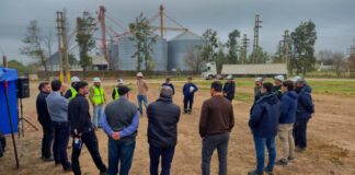 Histórico inicio de obra para el reacondicionamiento de la planta de silos